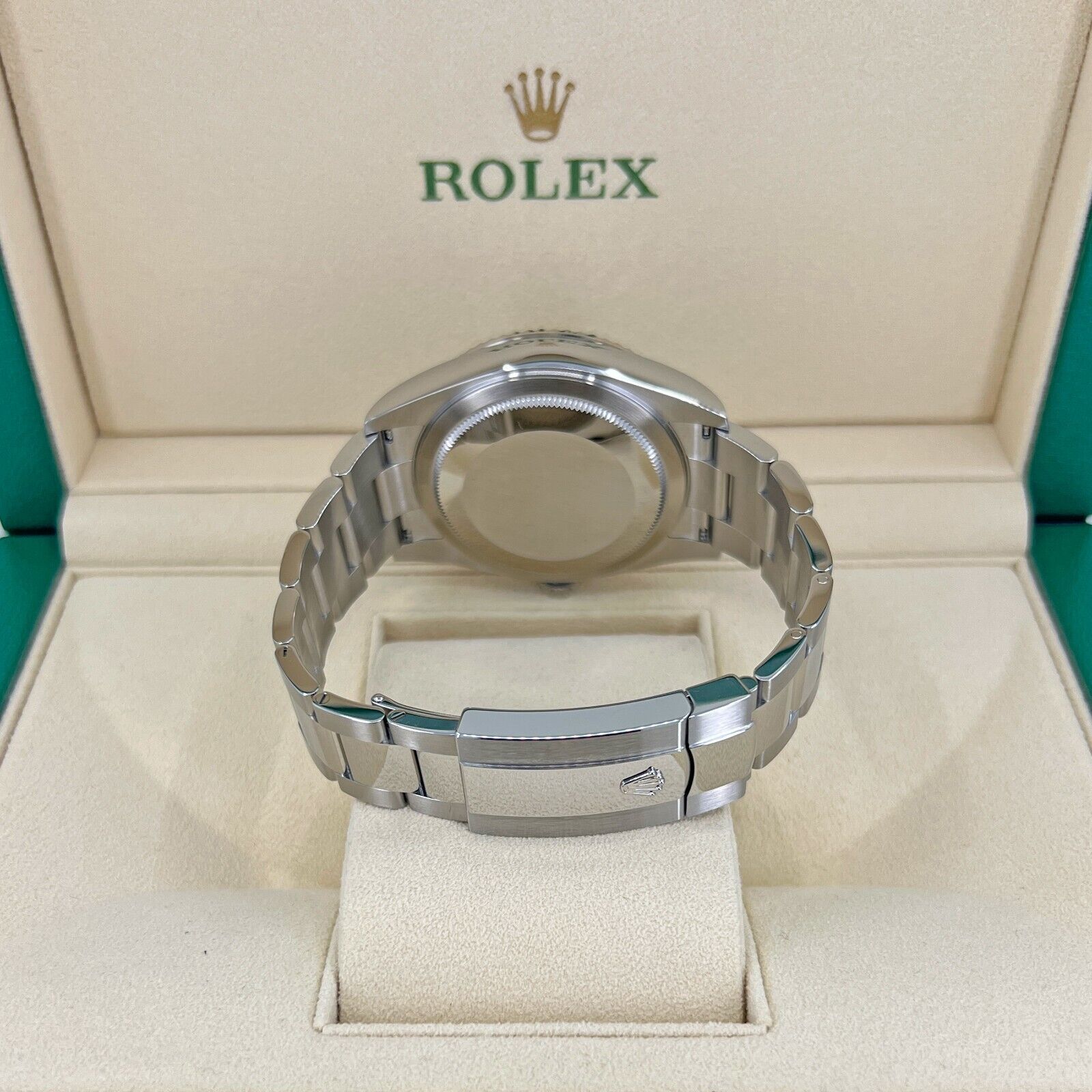 Rolex Sky-Dweller 42mm, Oystersteel and 18k White Gold, White dial, Oyster, Ref# 326934-0001, Back