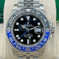 Rolex GMT-Master II, BATGIRL, Stainless Steel, 40mm, Ref# 126710blnr-0002, Dial