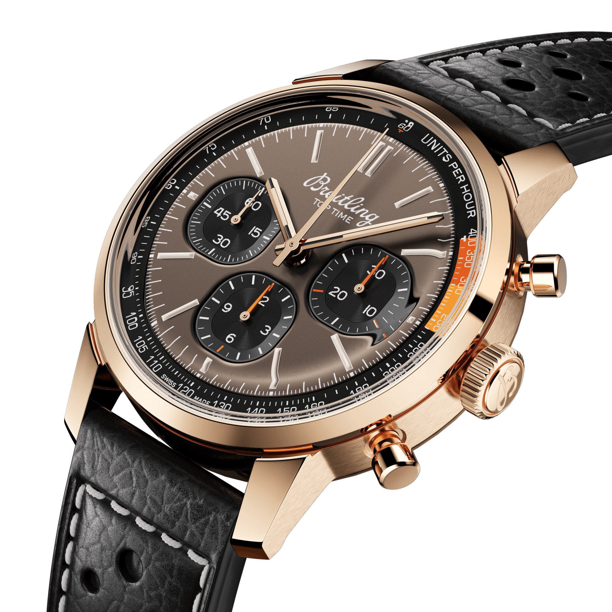 Breitling Top Time B01, 18k Red Gold, 41mm, Ref# RB01761A1Q1X1, Unworn 2024, Dial
