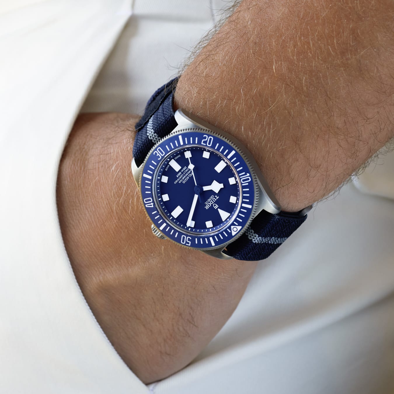 Tudor Pelagos FXD, 42mm, Titanium, Ref# M25707B/24-0001, on the hand