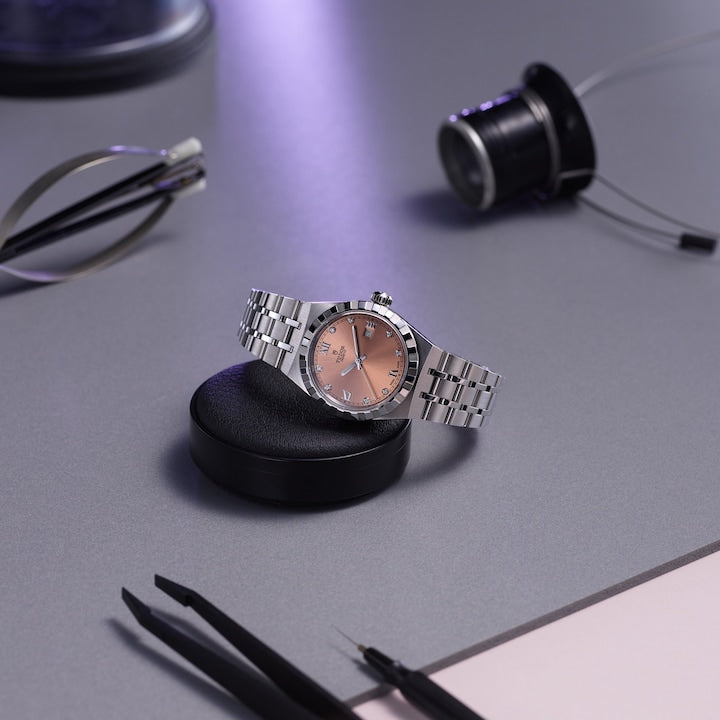 Tudor Royal, Stainless Steel with Diamond-set, 28mm, Ref# M28300-0010, Main view