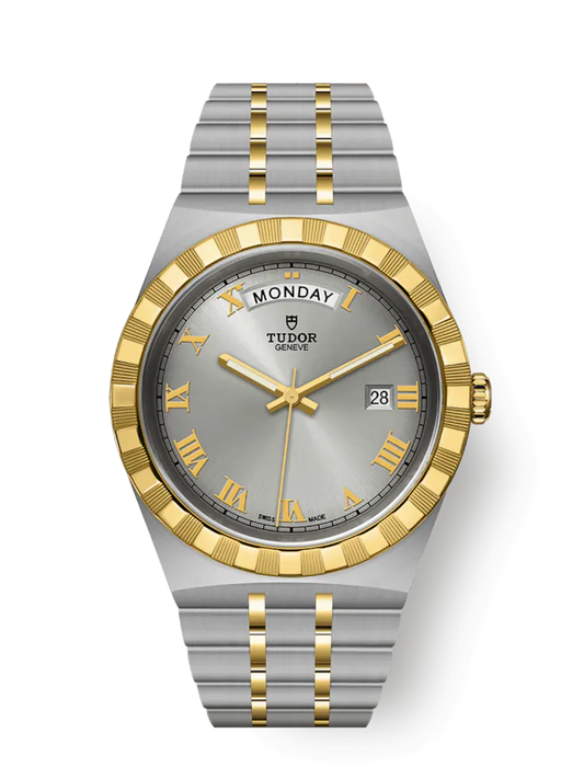 Tudor Royal, Stainless Steel and 18k Yellow Gold, 41mm, Ref# M28603-0001