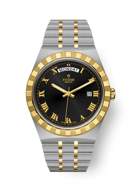 Tudor Royal, Stainless Steel and 18k Yellow Gold, 41mm, Ref# M28603-0003