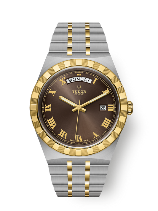 Tudor Royal, Stainless Steel and 18k Yellow Gold, 41mm, Ref# M28603-0007