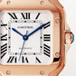 Unworn Cartier Santos de Cartier, 18k Rose Gold, 35.1mm, Ref# WGSA0031, Dial