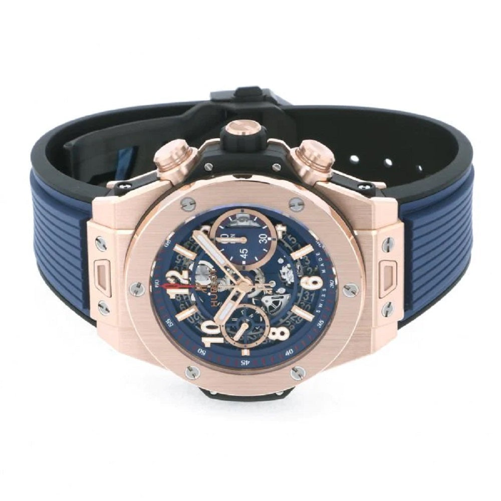 Hublot Big Bang, Unico King Gold Blue, 44mm, Unworn 2023, Ref# 421.OX.5180.RX, Main view