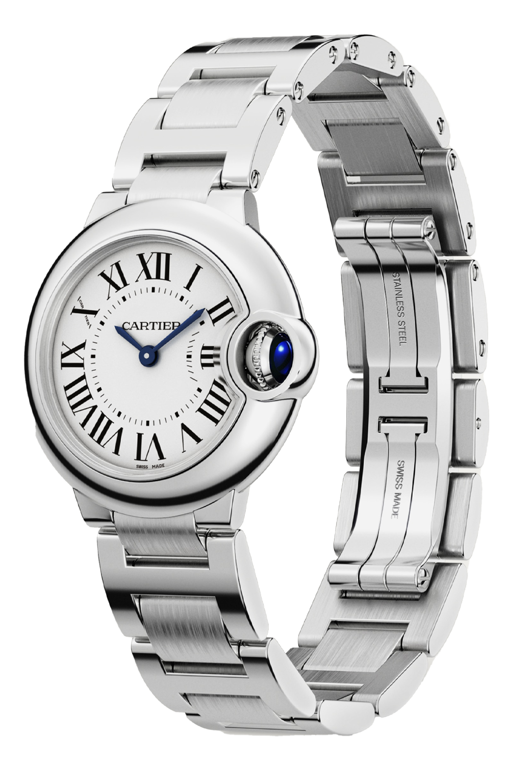 Unworn Cartier Ballon Bleu de Cartier, Stainless Steel, 28mm, Ref# WSBB0067, Main view