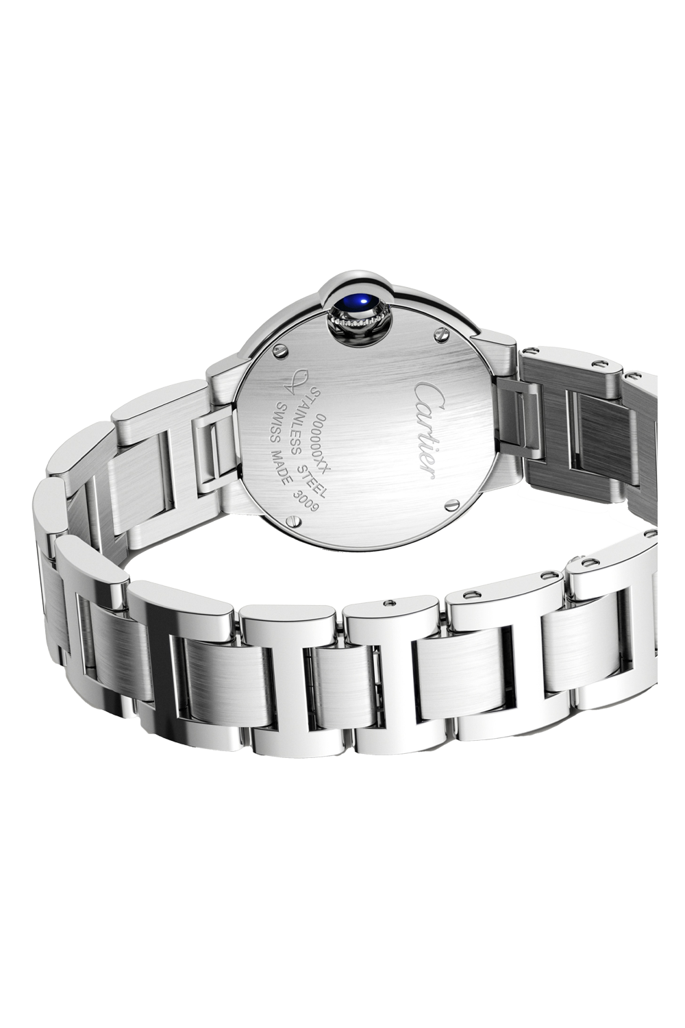 Unworn Cartier Ballon Bleu de Cartier, Stainless Steel, 28mm, Ref# WSBB0067, Main view, back