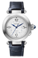 Unworn Cartier Pasha de Cartier, Stainless Steel, 35mm, Ref# WSPA0013, watch with Blue alligator leather  