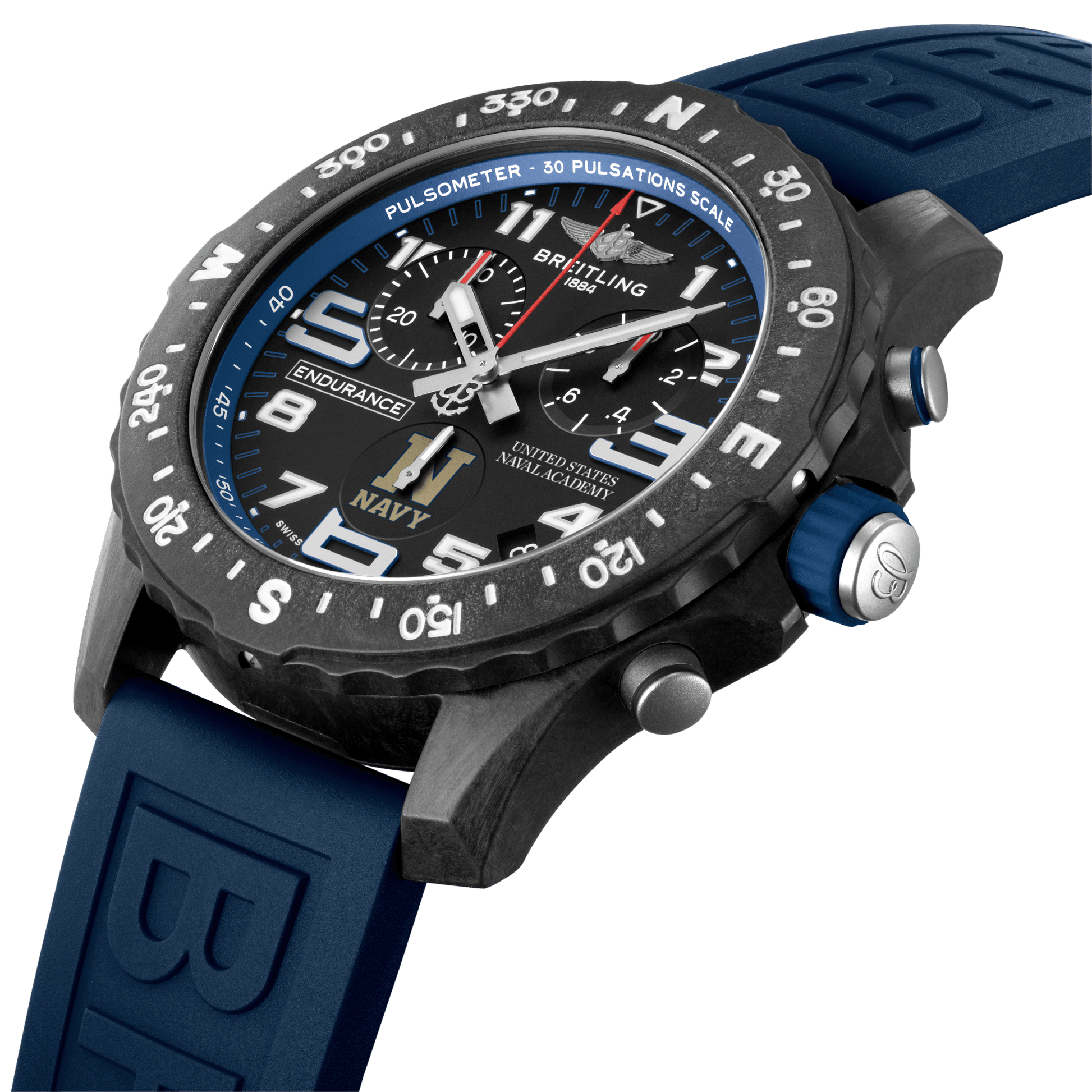 Breitling Endurance PRO United States Naval Academy™, Breitlight®, 44mm, Ref# X823103C1B1S1, Unworn 2024, Dial