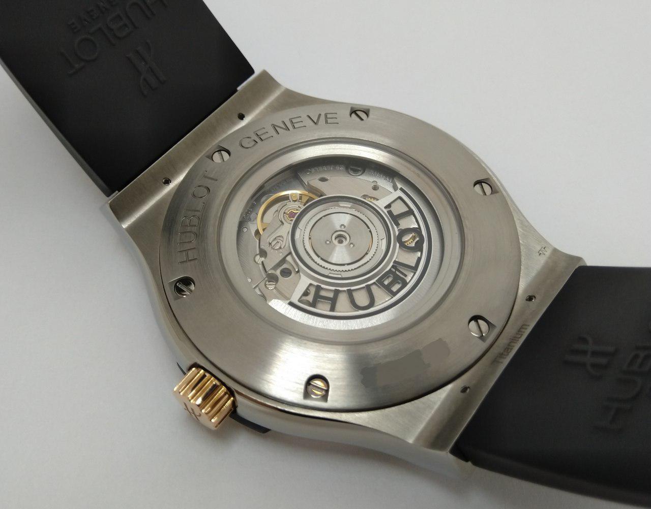 Hublot Classic Fusion Titanium King Gold 45mm, Ref# 511.NO.1181.RX, Back