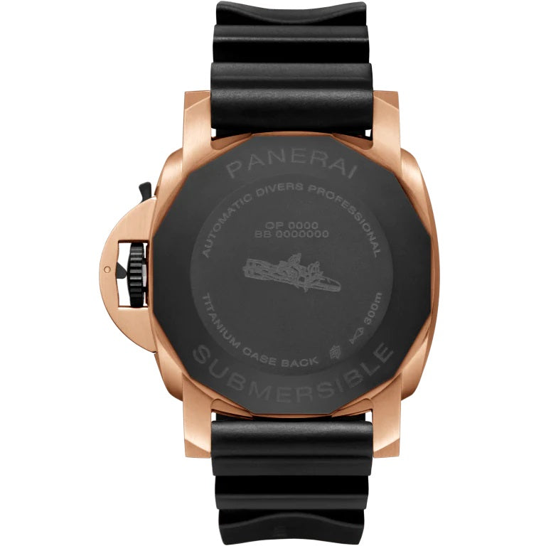Back Panerai Submersible QuarantaQuattro Goldtech™ OroCarbo Ref# PAM01070