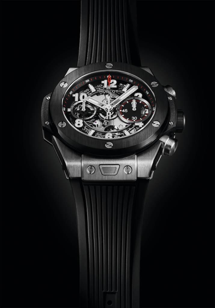 Hublot Big Bang, Unico Titanium ceramic, 42mm, Ref# 441.NM.1170.RX, Bezel