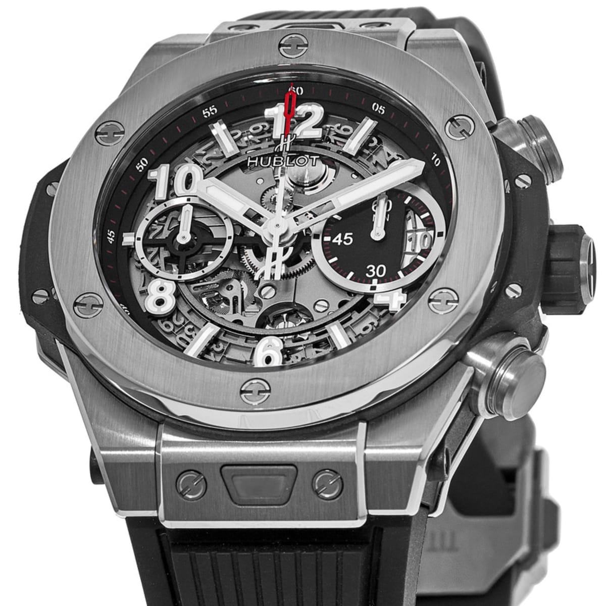 Hublot Big Bang, Unico Titanium, 42mm, Ref# 441.NX.1170.RX, Bezel