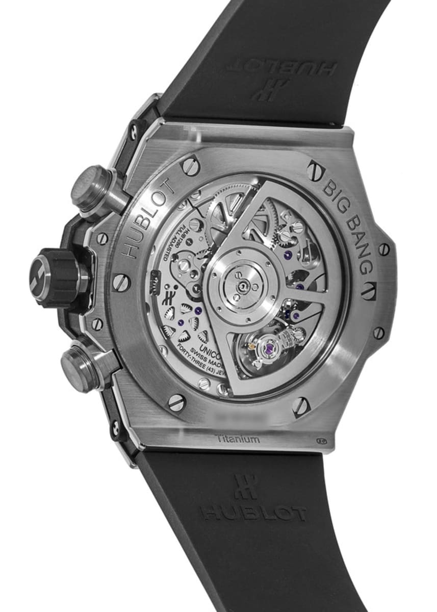 Hublot Big Bang, Unico Titanium, 42mm, Ref# 441.NX.1170.RX, Back