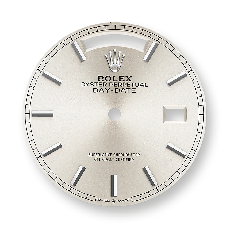 Rolex Day-Date, 36mm, Platinum, Ref# 128236-0001, Dial