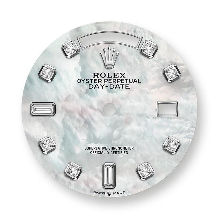 Rolex Day-Date, 36mm, Platinum, Ref# 128236-0002, Dial