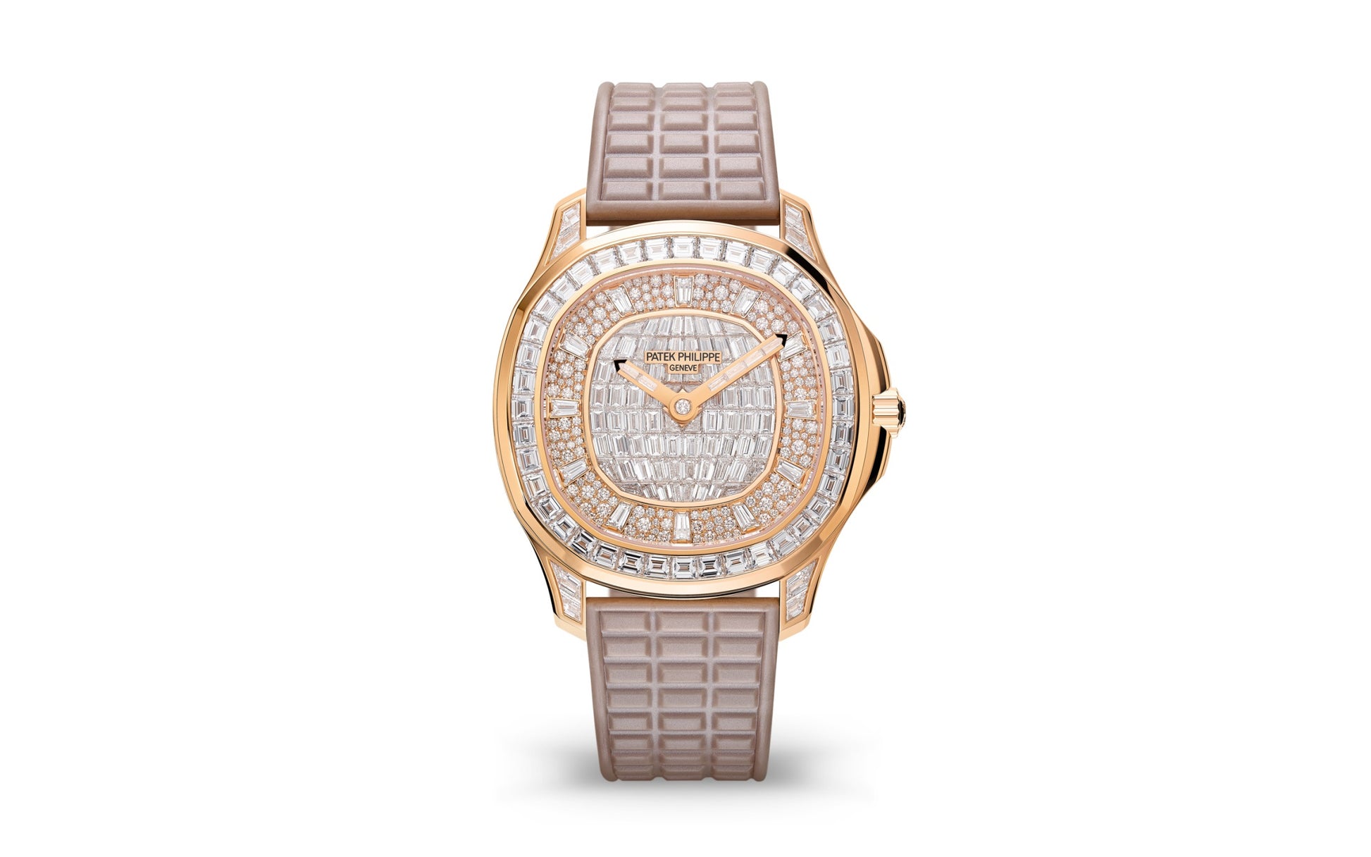 Patek Philippe Aquanaut Luce Haute Joaillerie, 18k Rose Gold with 313 diamonds ~7,9ct, 38,8mm, Ref# 5062/450R-001, 1