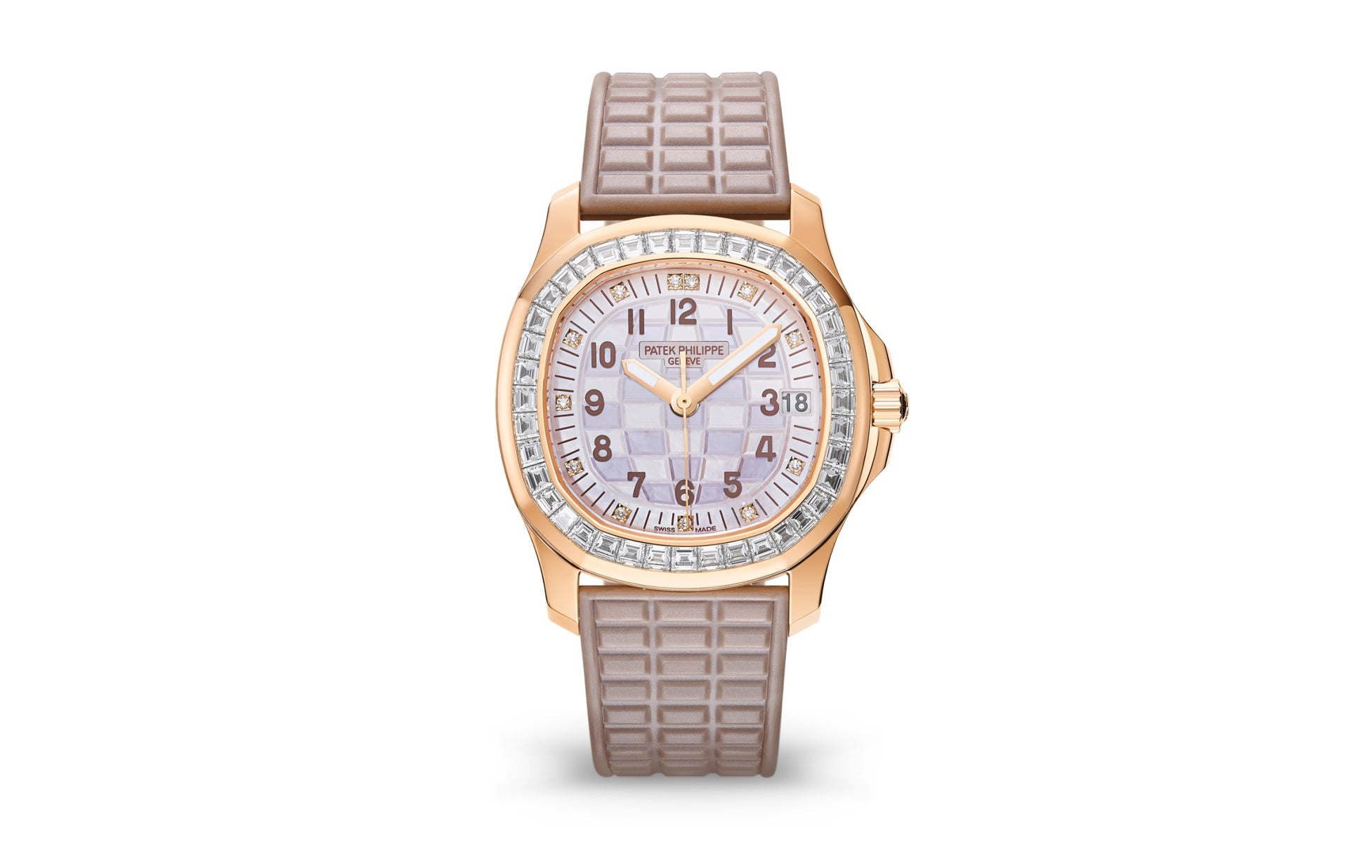 Patek Philippe Aquanaut Luce Haute Joaillerie 18k Rose Gold 35 6mm Affordable Swiss Watches Inc