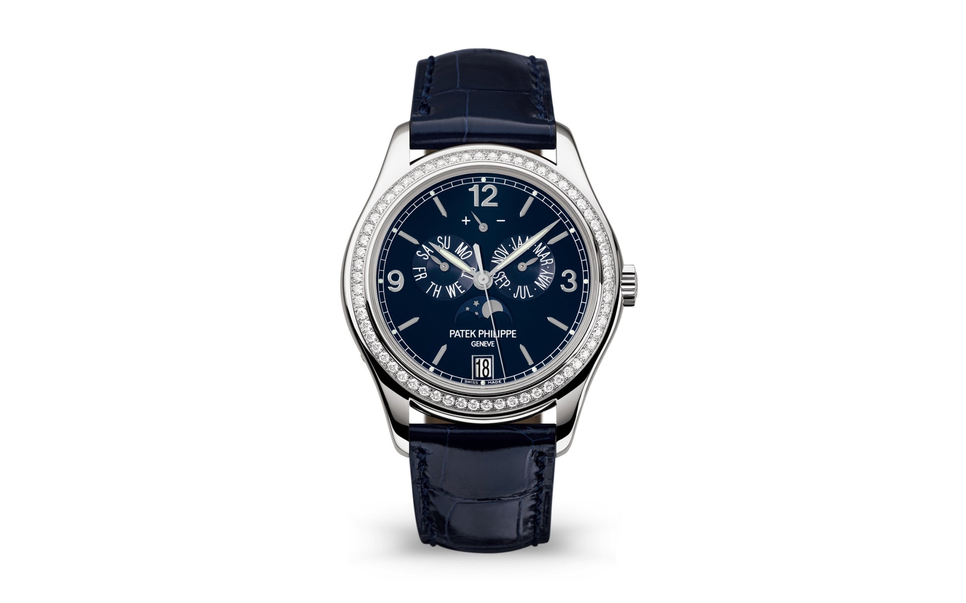 Patek Philippe Grand Complication, 18k White Gold, 39mm, Annual Calendar / Moonphases Ref# 5147G-001, 1