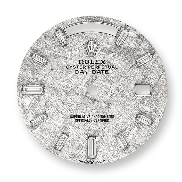 Rolex Day-Date, 40mm, Platinum, Ref# 228236-0011, Dial