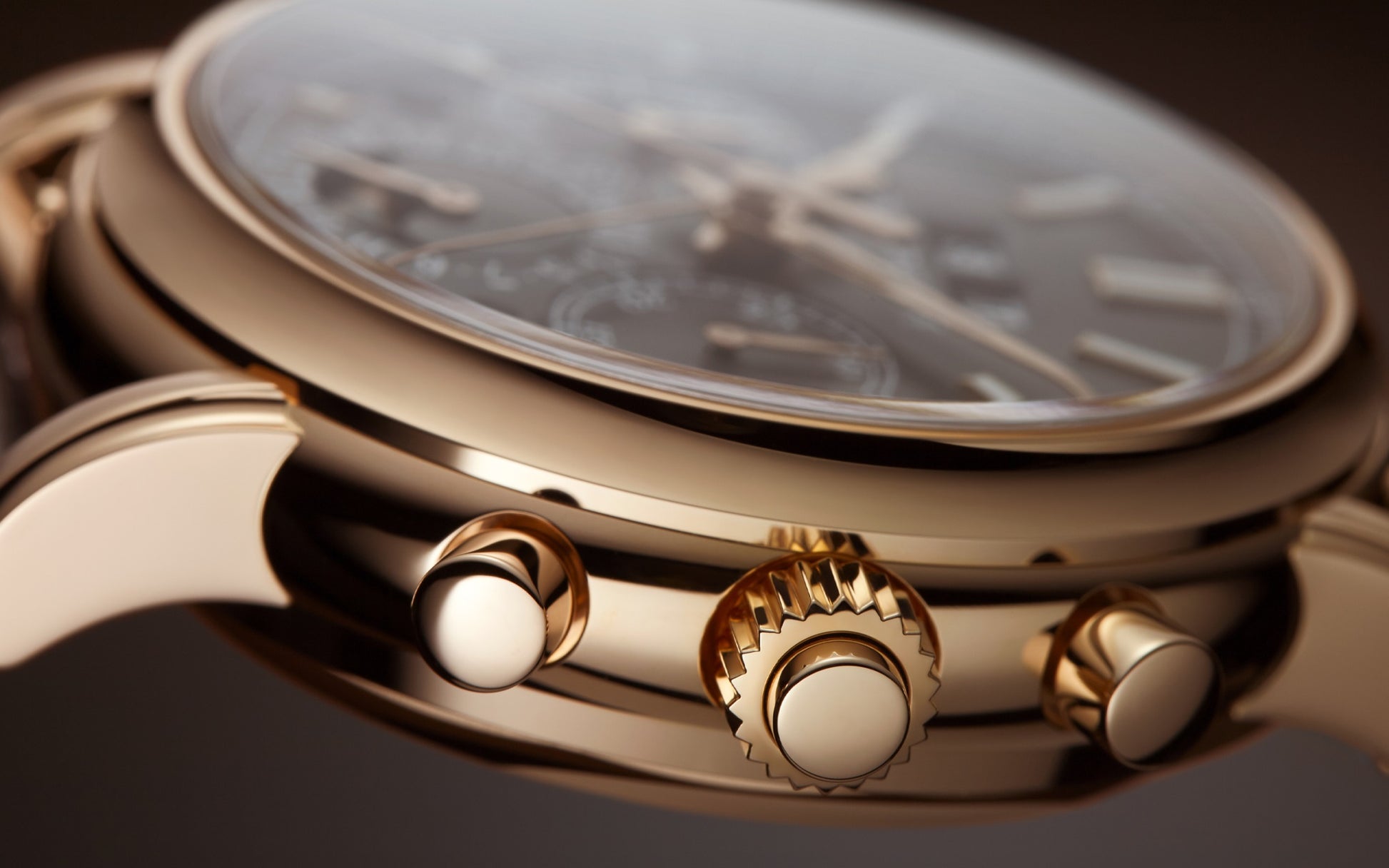 Patek Philippe Grand Complication, 18k Rose Gold, 40mm, Ref# 5204R-011, Crown and buttons