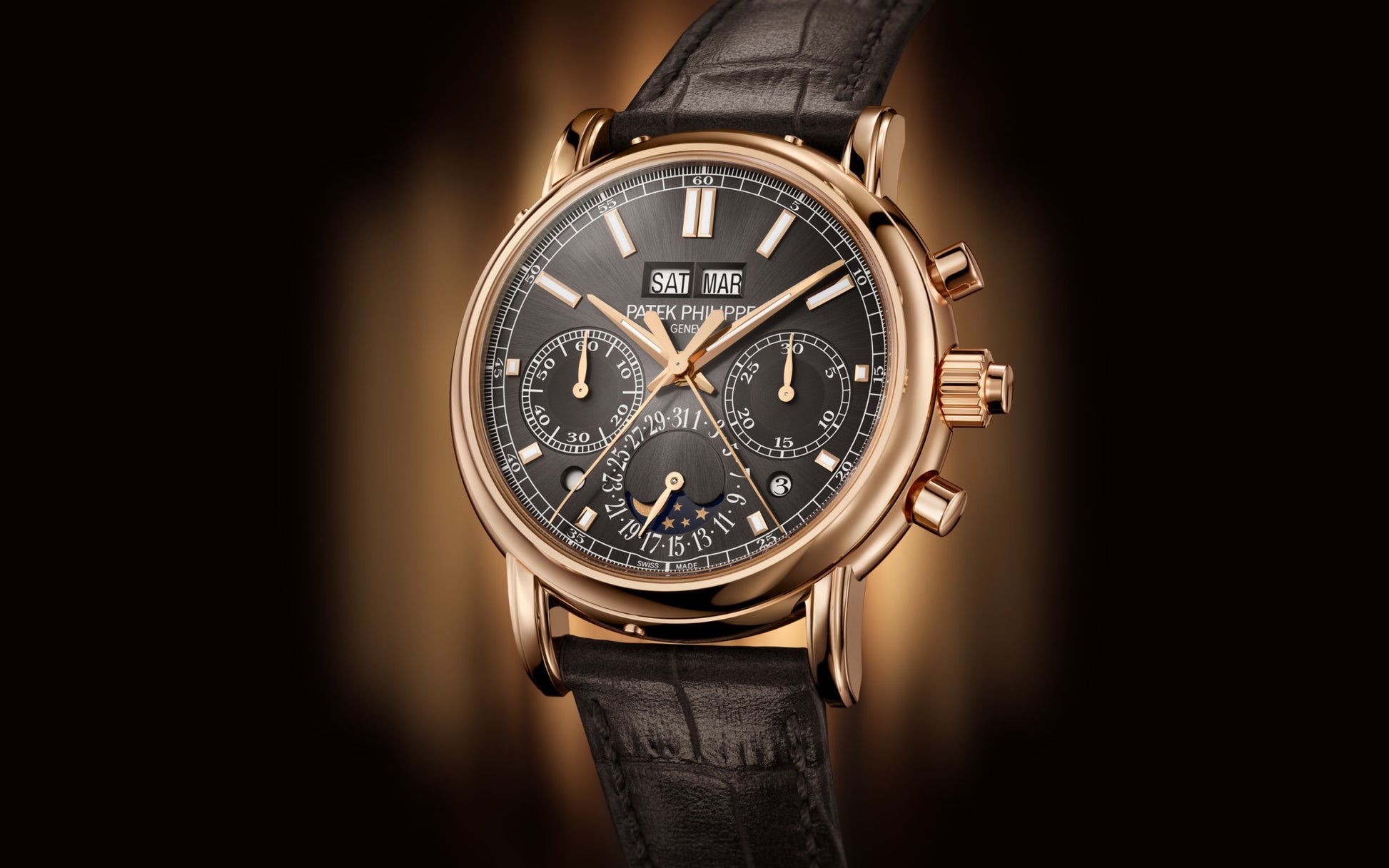 Patek Philippe Grand Complication, 18k Rose Gold, 40mm, Ref# 5204R-011, Main view