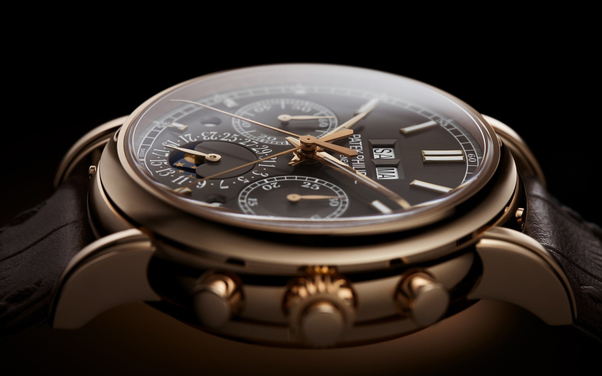 Patek Philippe Grand Complication, 18k Rose Gold, 40mm, Ref# 5204R-011, Side