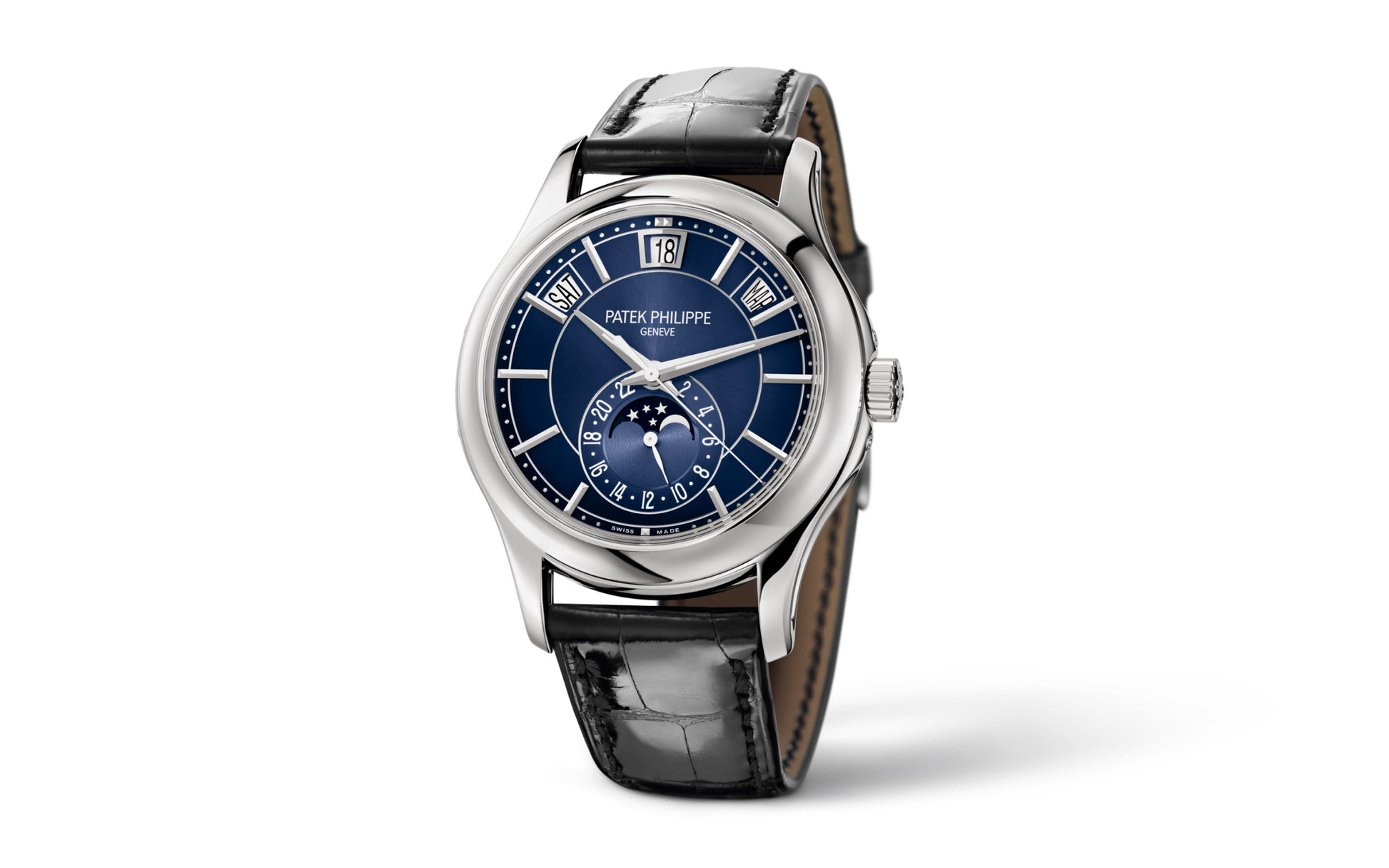 Patek Philippe Complication, 18k White Gold, 40mm, Annual Calendar Ref# 5205G-013, Main view