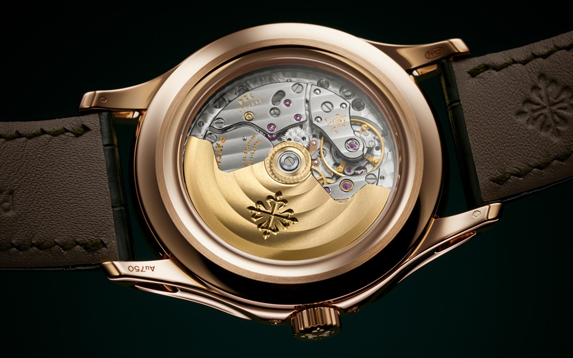 Patek Philippe Complication, 18k Rose Gold, 40mm, Annual Calendar Ref# 5205R-011, Back