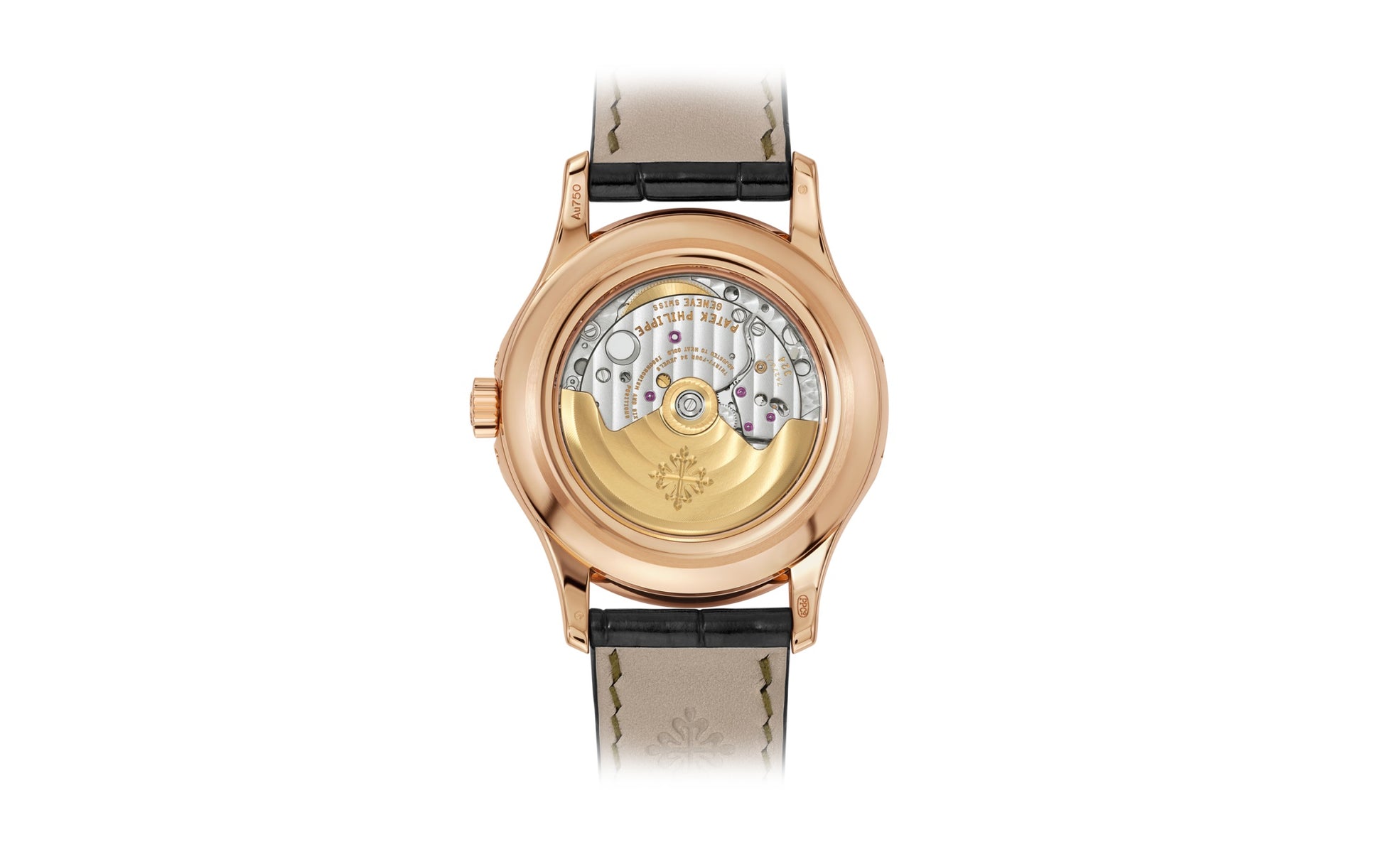 Patek Philippe Complication, 18k Rose Gold, 40mm, Annual Calendar Ref# 5205R-011, back