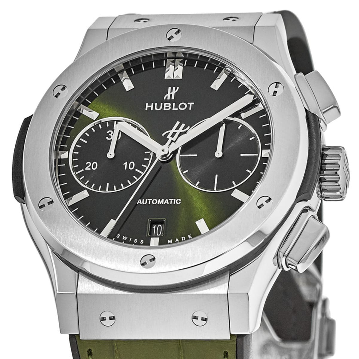 Hublot Classic Fusion Chronograph Automatic 45mm, Ref# 521.NX.8970.LR, Buttons