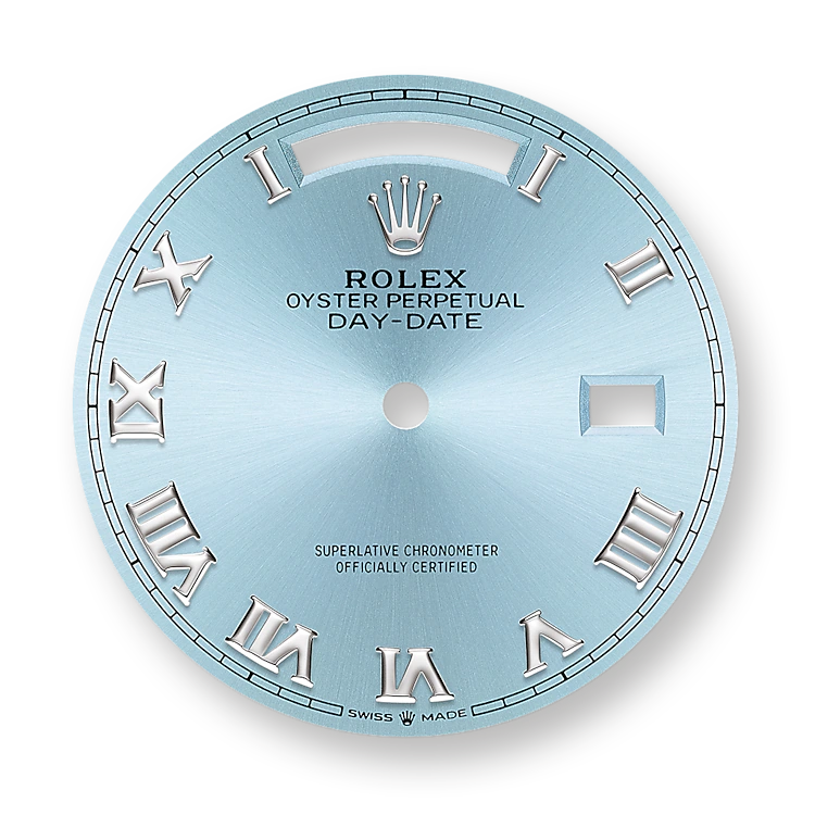 Rolex Day-Date 36mm, Platinum, Ref# 128236-0008, Dial