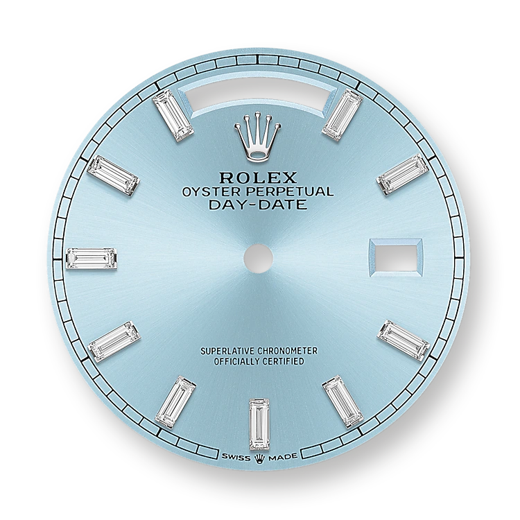 Rolex Day-Date, 36mm, Platinum, Ref# 128236-0009, Dial