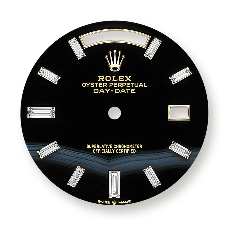 Rolex Day-Date, 40mm, 18k Yellow Gold and Diamonds, Ref# 228398tbr-0038, Dial