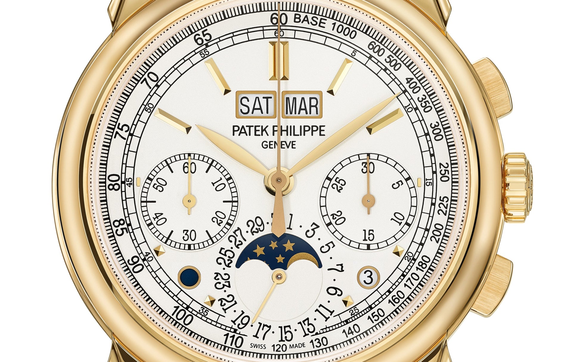 Patek Philippe Grand Complication, 18k Yellow Gold, 41mm, Ref# 5270J-001, Dial