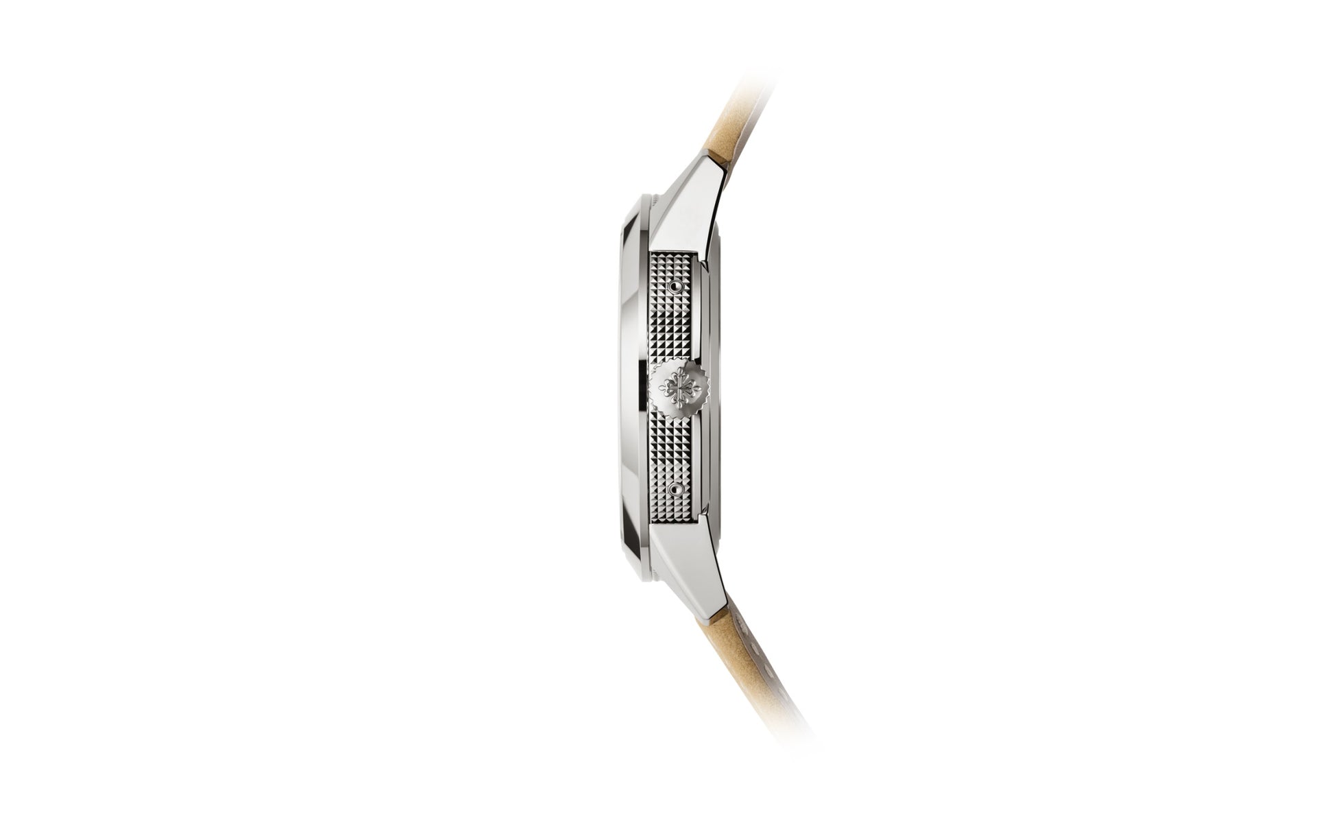 Patek Philippe Complication, 18k White Gold, Annual Calendar Travel Time 41mm, Ref# 5326G-001, Right