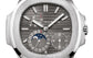 Patek Philippe Nautilus Date, Moon Phases Watch, 18k White Gold, 40mm, Ref# 5712G-001, Dial