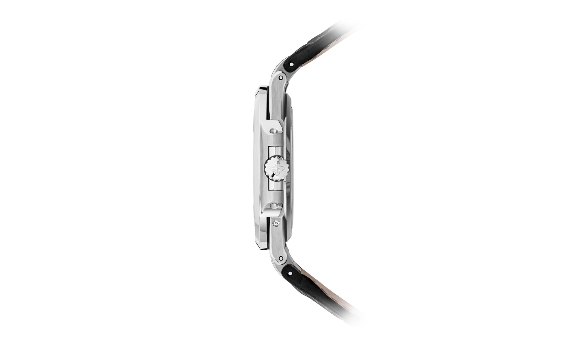 Patek Philippe Nautilus Date, Moon Phases Watch, 18k White Gold, 40mm, Ref# 5712G-001, Right