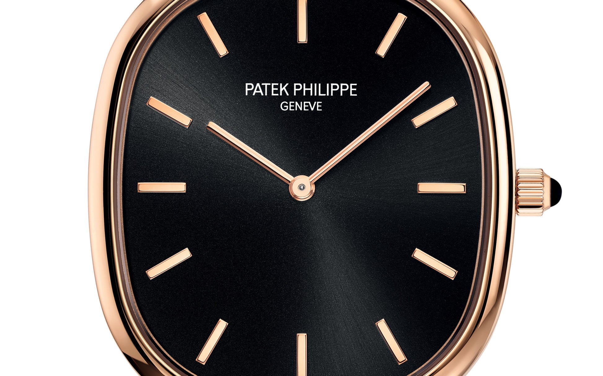 Patek Philippe Golden Ellipse «Grand-taille», 18k Rose Gold, 34.5 x 39.5 mm, Ref# 5738R-001, Dial