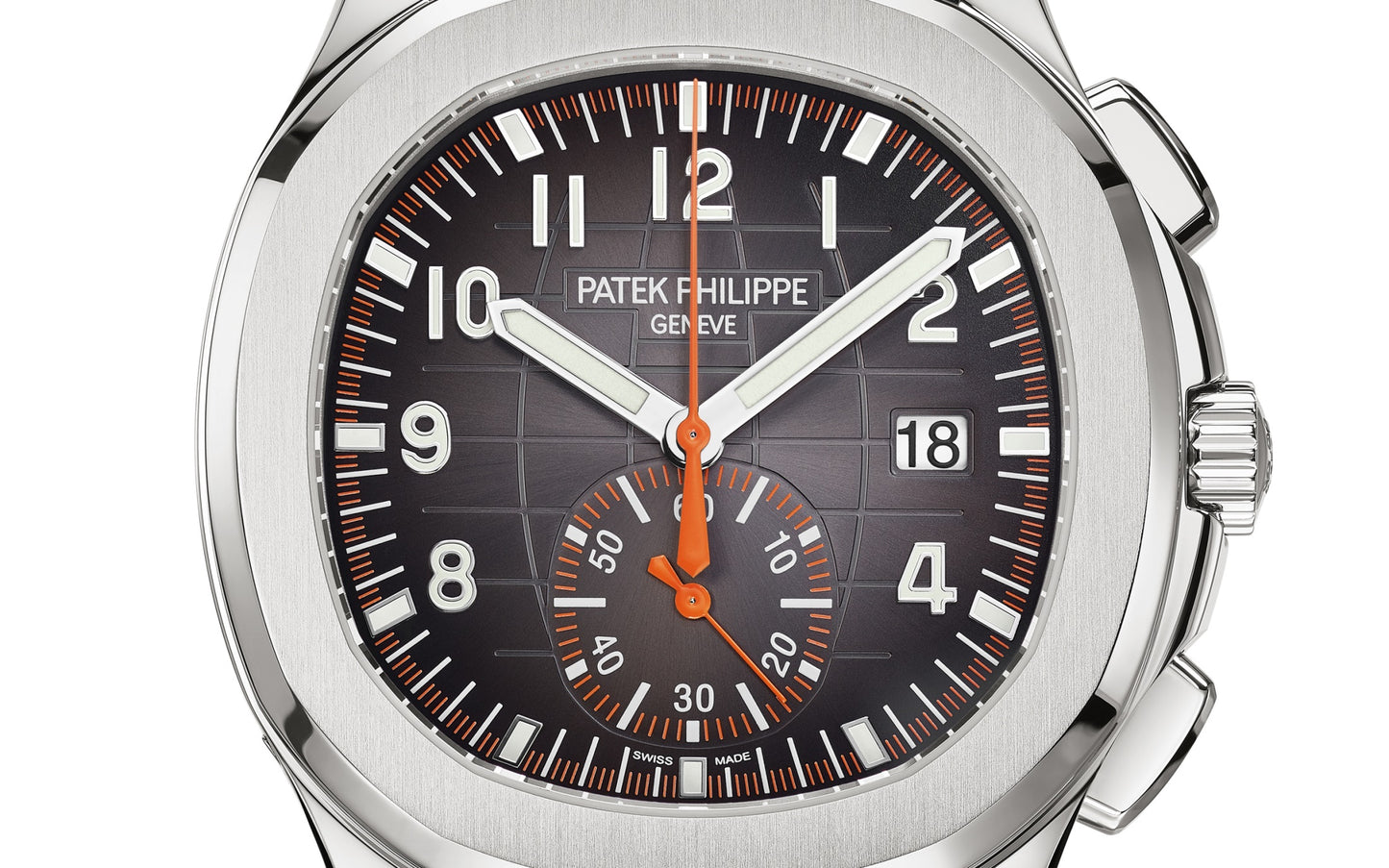 Patek Philippe Aquanaut Chronograph, Stainless Steel, 42,2mm, Ref# 5968A-001, Dial