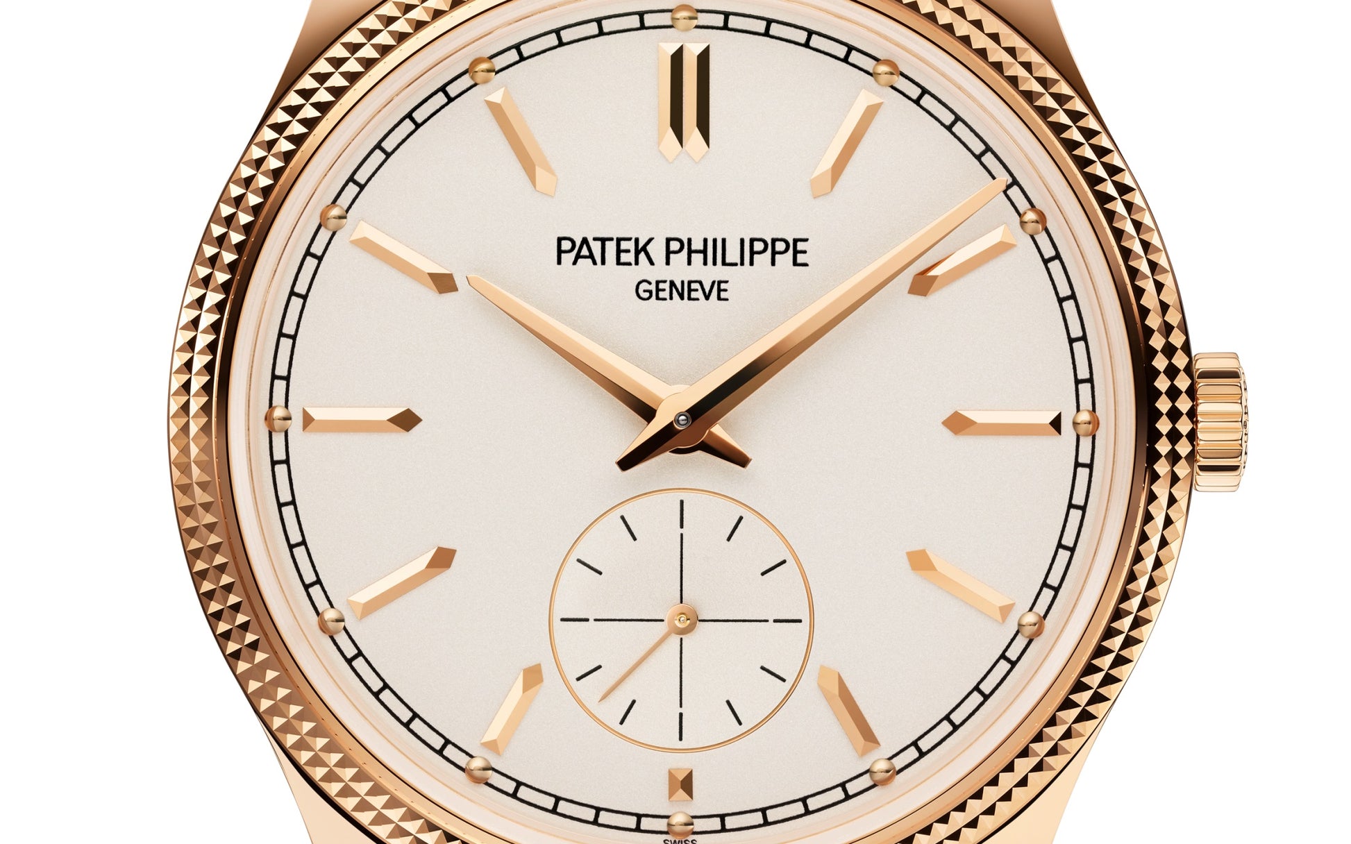 Patek Philippe Calatrava, 18k Rose Gold, 39mm, Ref# 6119R-001, Dial