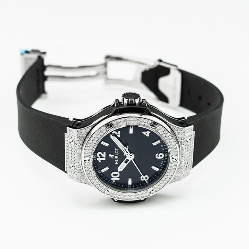 Hublot Big Bang, Steel Pave, 38 mm, Ref# 361.SX.1270.RX.1704, Main view