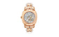 Patek Philippe Ladies Gondolo Haute Joaillerie, 18kt Rose Gold set with diamonds and Akoya pearls, 31 × 34.8mm, Ref# 7042/100R-010, Back