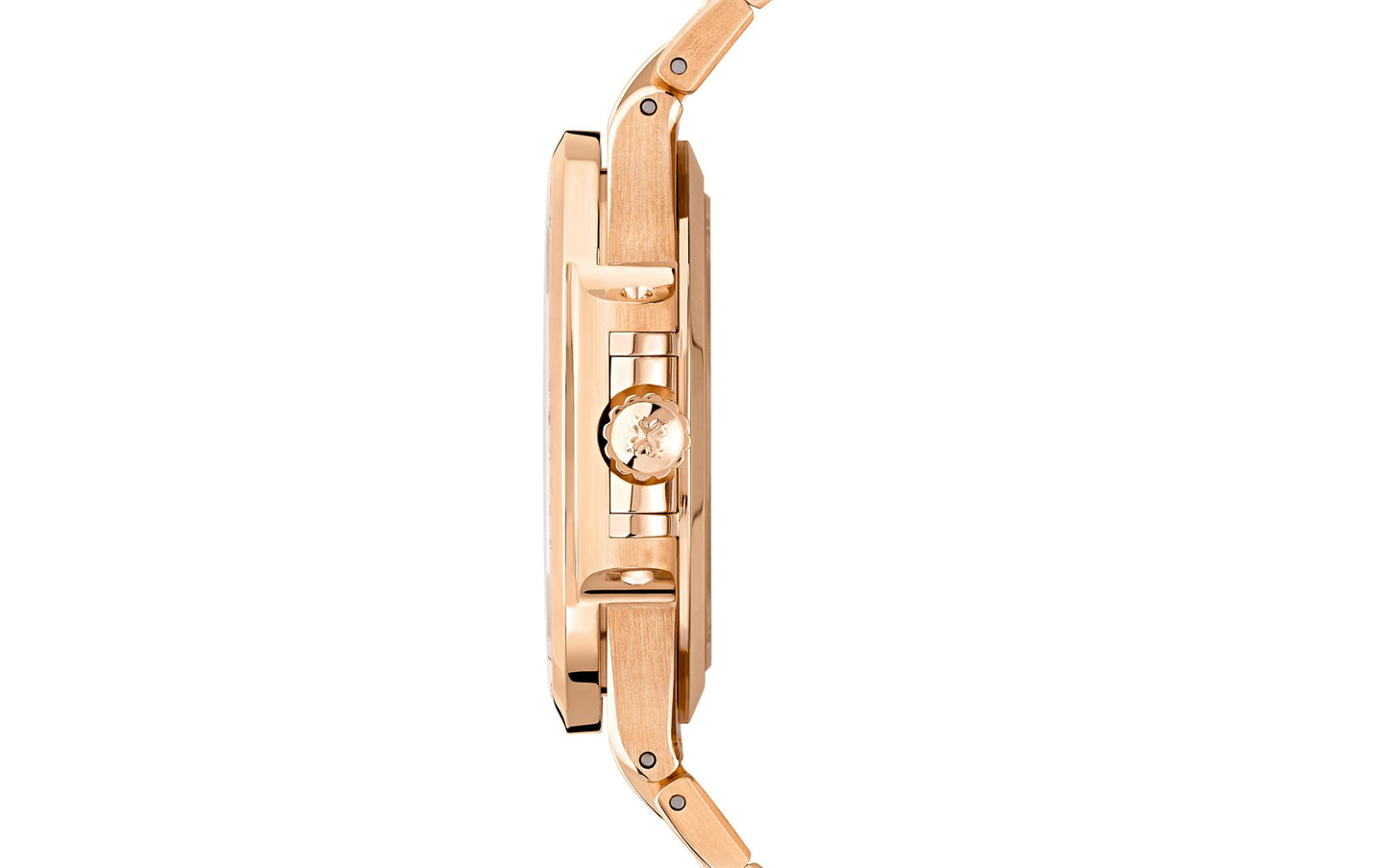 Patek Philippe Nautilus Ladies Automatic Watch, 18k Rose Gold and Diamonds, 35,2mm, Ref# 7118/1200R-001, Right