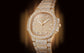 Patek Philippe Nautilus Haute Joaillerie Ladies Automatic Watch, 18K Rose Gold and Diamonds, 35,2mm, Ref# 7118/1450R-001, Main view 1