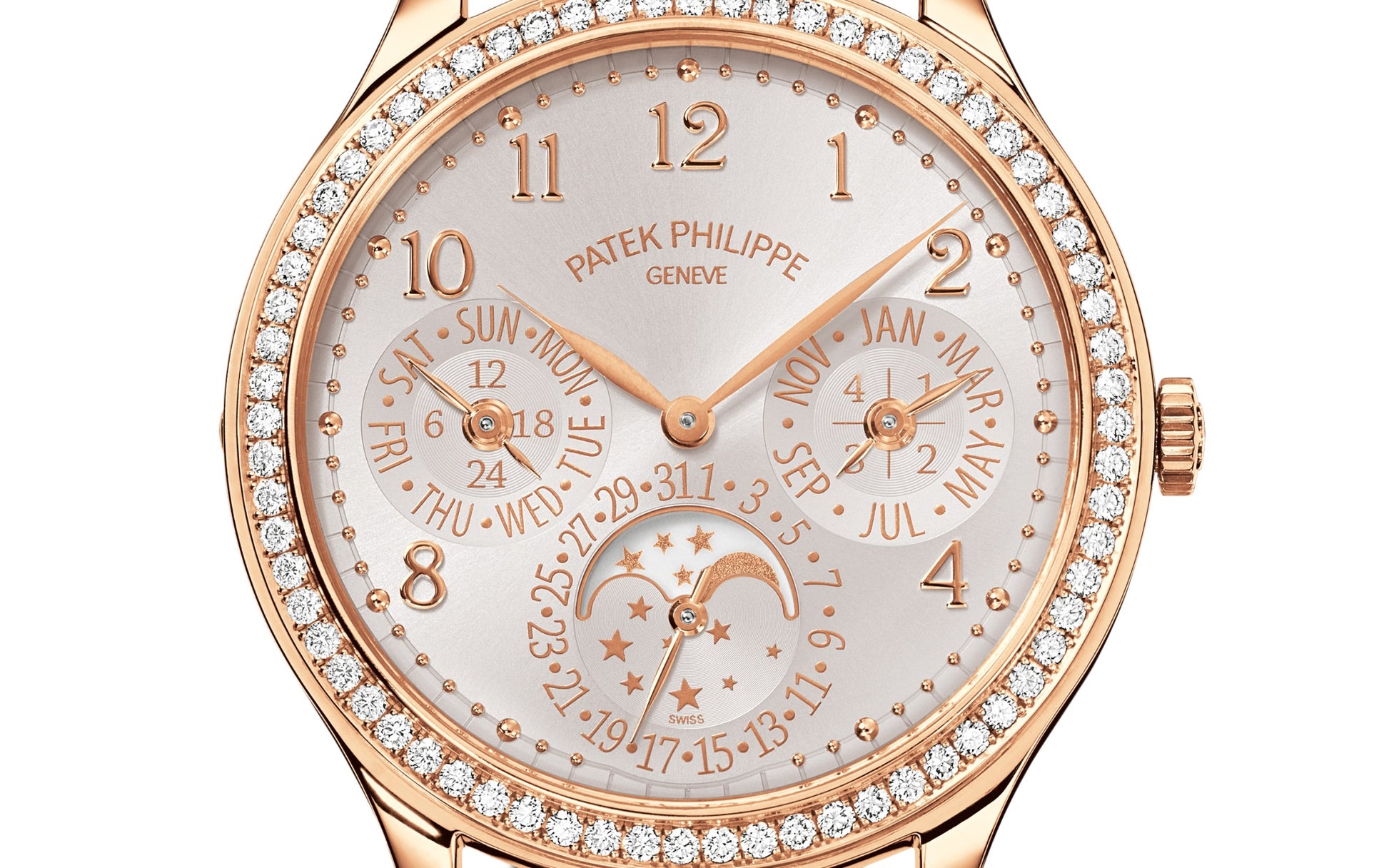 Patek Philippe Grand Complication, 18k Rose Gold, 35,1mm, Ref# 7140R-001, Dial