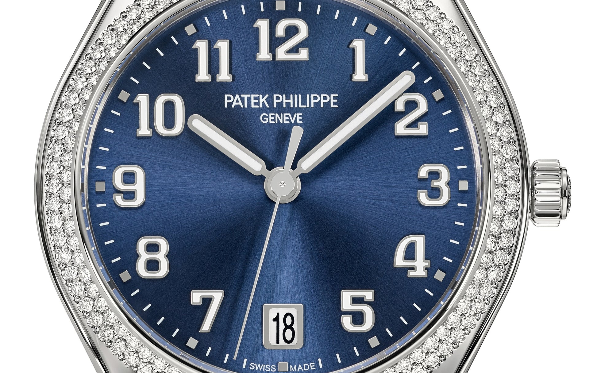 SOLD OUT: Patek Philippe Nautilus Blue Stainless Steel Bracelet 38mm 5