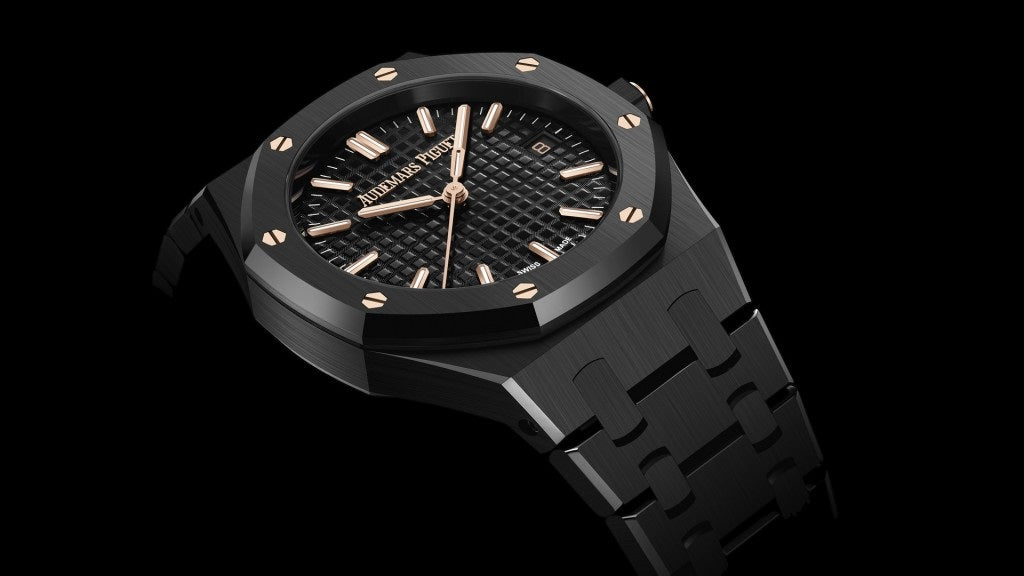 Side Audemars Piguet Royal OAK SELFWINDING "50TH ANNIVERSARY" Ref# 77350CE.OO.1266CE.01.A