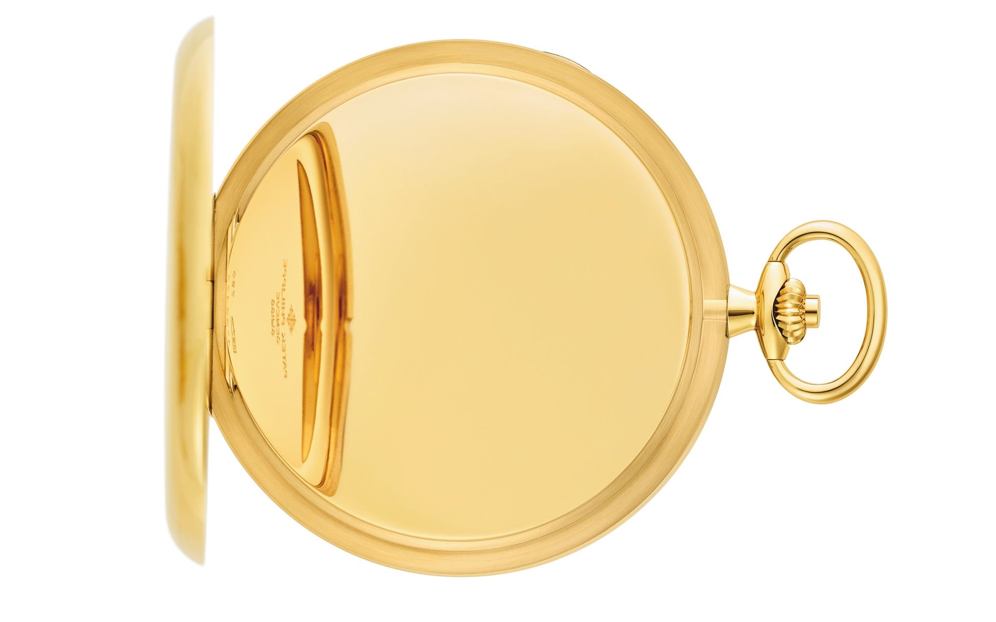 Patek Philippe Hunter-Case Pocket Watch, 18k Yellow Gold, 48mm, Ref# 980J-011, back